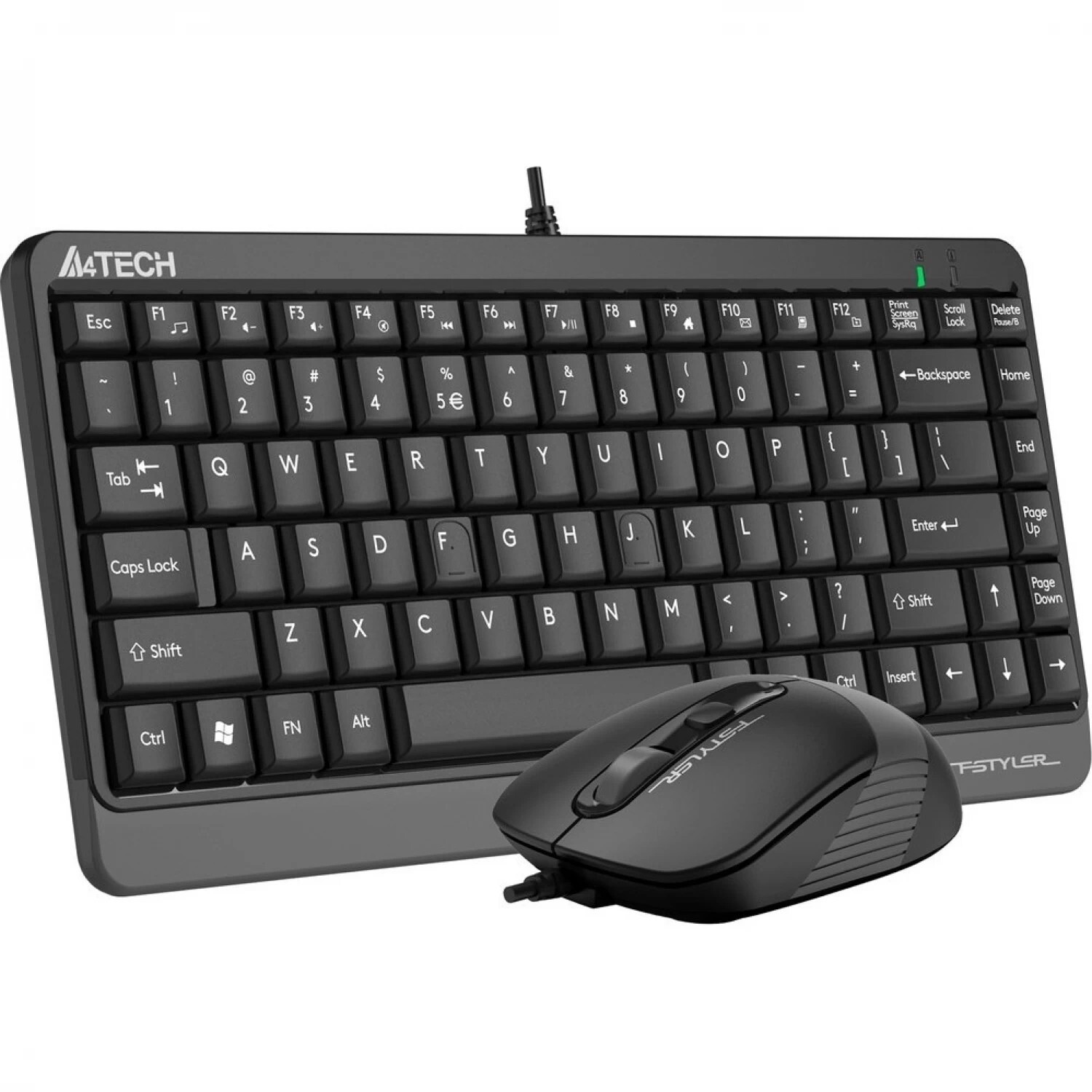 Клавиатура+мышь A4tech Fstyler F1110 GREY, цвет черный