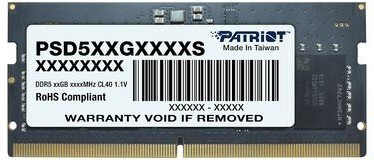 Оперативная память Patriot Desktop DDR5 4800МГц 8GB, PSD58G480041S, RTL