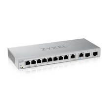 Коммутатор/ Zyxel XGS1210-12 Multi-Gigabit Smart L2 Switch, 8xGE, 2x1/2.5GE, 2xSFP+, Desktop, Silent