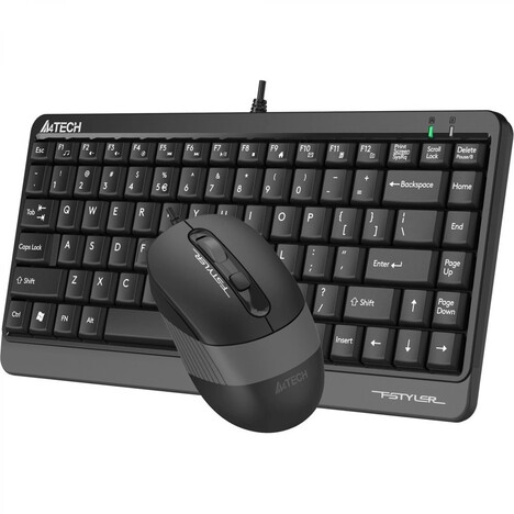 Клавиатура+мышь A4tech Fstyler F1110 GREY, цвет черный