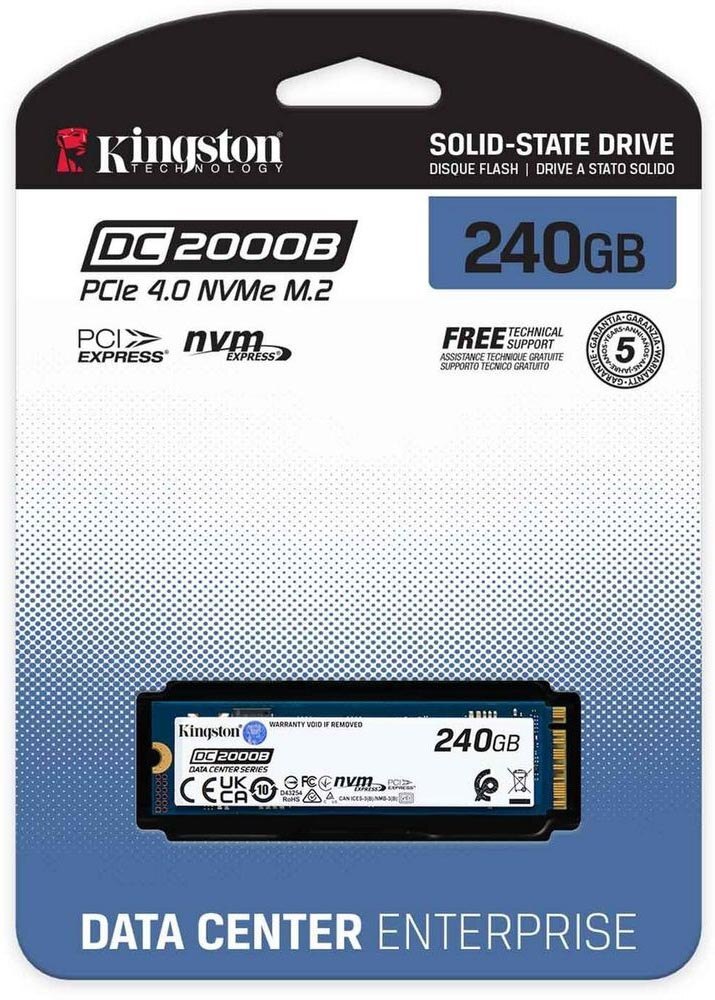 Внутренний твердотельный накопитель Kingston DC2000B 240GB