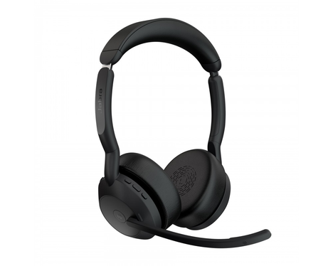 Bluetooth-гарнитура Jabra Evolve2 55 Link380c MS Stereo, цвет черный