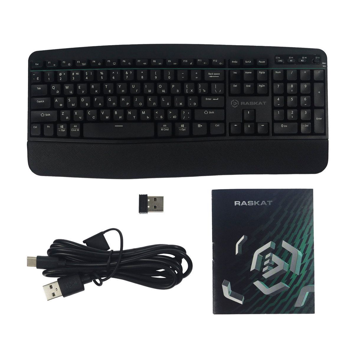 Клавиатура Raskat Клавиатура K006, цвет черный