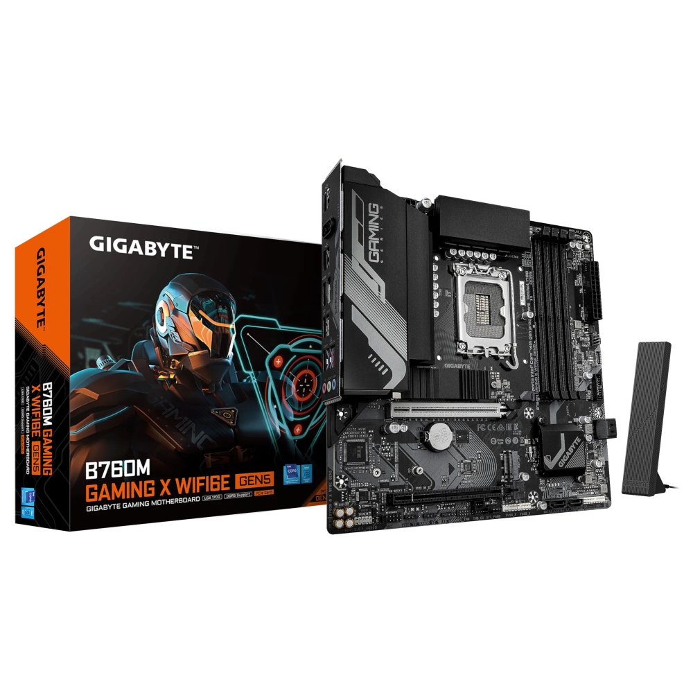 Материнская плата Gigabyte LGA 1700 Intel B760 B760M Gaming X WiFi6E Gen5