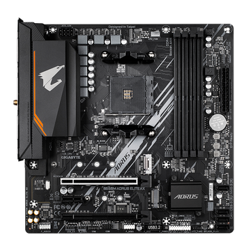 Материнская плата Gigabyte AM4 AMD B550 B550M AORUS ELITE AX