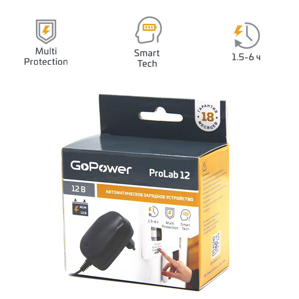 GoPower З/У для аккумуляторов ProLab 12 00-00015355