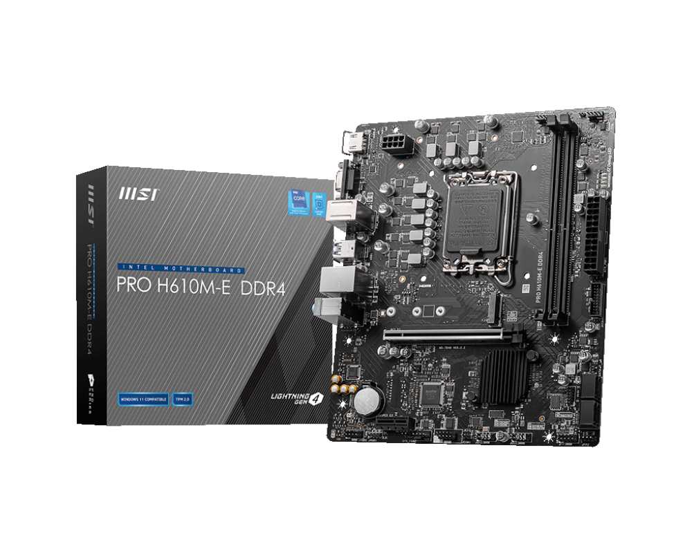 Материнская плата MSI Intel H610 PRO H610M-E DDR4