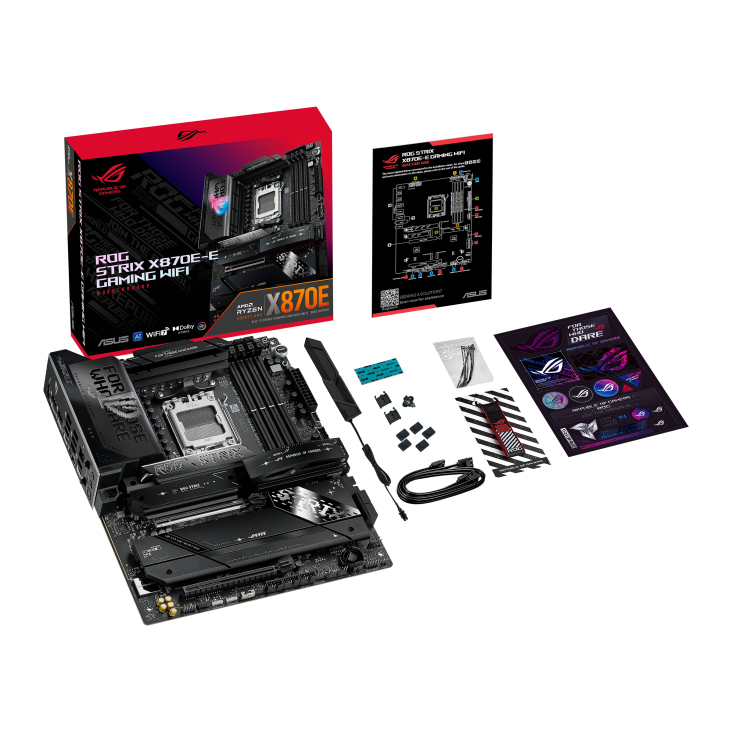 Материнская плата ASUS AMD X870E ROG STRIX X870E-E GAMING WIFI