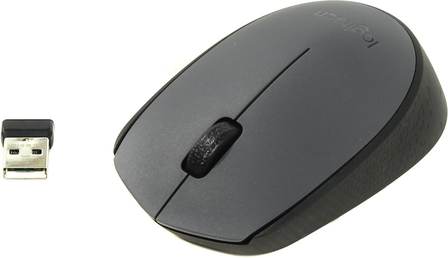 Мышь Logitech M170 910-004646, цвет темно-серый