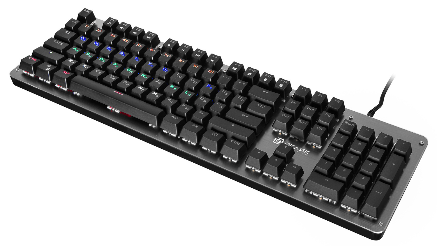 Клавиатура Oklick KeyBoard 970G Dark Knight 499578, цвет черный