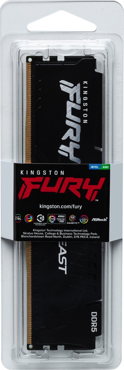 Оперативная память Kingston FURY Beast Black KF556C36BBE-8, RTL