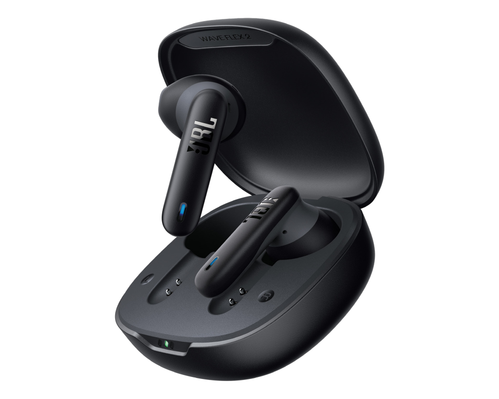 Bluetooth-гарнитура JBL Wave Flex 2, цвет черный