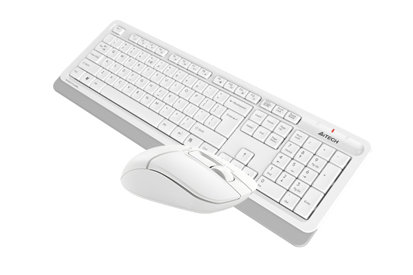 Клавиатура+мышь A4tech Клавиатура + мышь Fstyler FG1012 FG1012 WHITE, цвет белый