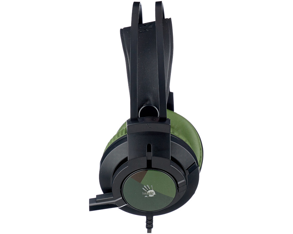 Гарнитура A4tech Bloody J450, цвет зеленый/черный