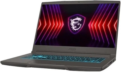 Ноутбук 15.6" IPS FHD MSI Thin 15 B13UCX-2649XRU gray (Core i5 13420H/8Gb/512Gb SSD/2050 4Gb/noOS) (9S7-16R831-2649)