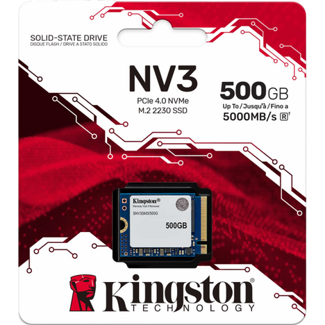 Внутренний твердотельный накопитель Kingston NV3 500GB