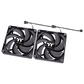 Вентилятор Thermaltake Case Fan CT120 Black (2 pack)