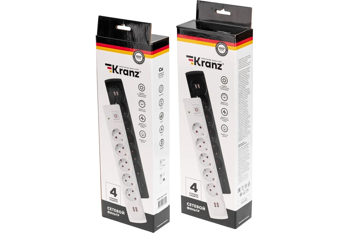 Сетевой фильтр KRANZ Сетевой фильтр 13-4700