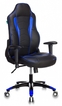 

Кресло игровое Бюрократ VIKING-3/BL+BLUE черный/синий искусственная кожа