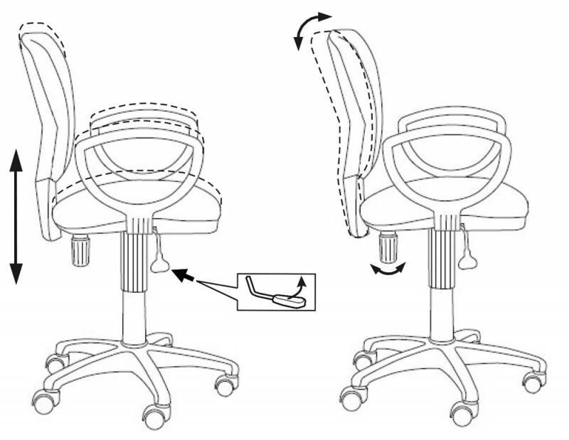 Кресло Бюрократ  CH-626AXSN