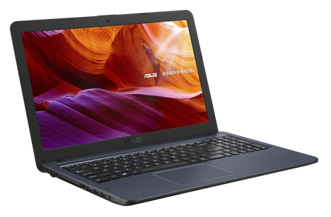 ASUS X543UA-GQ2044  15.6"(1366x768 (матовый))/Intel Pentium 4417U(2.3Ghz)/4096Mb/500Gb/DVDrw/Int:Intel UHD Graphics 620/Cam/BT/WiFi/war 1y/1.9kg/Star
