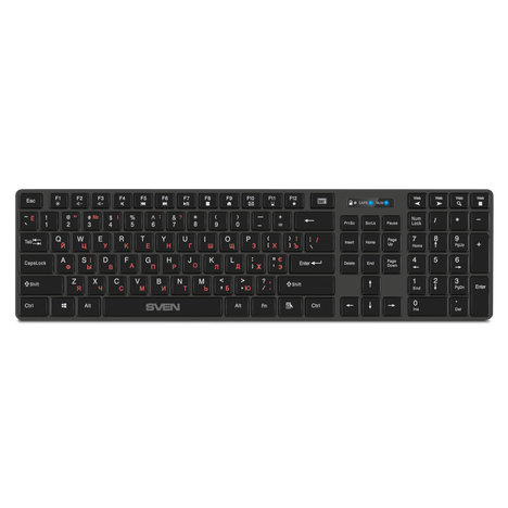 Клавиатура SVEN KB-E5300W SV-021139, цвет черный