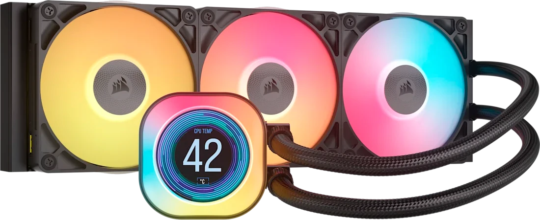 Кулер Процессорный Corsair Water Cooling System iCUE LINK TITAN 360 RX LCD