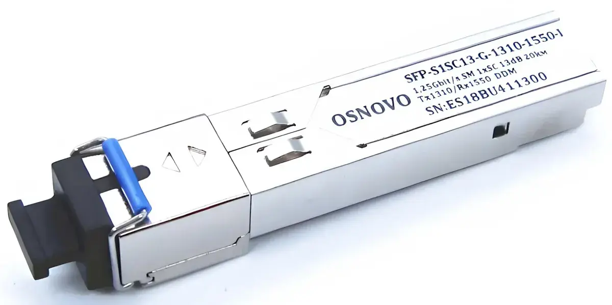 Трансивер OSNOVO SFP-S1SC13-G-1550-1310-I