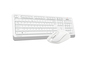 Клавиатура+мышь A4tech Клавиатура + мышь Fstyler FG1012 FG1012 WHITE, цвет белый