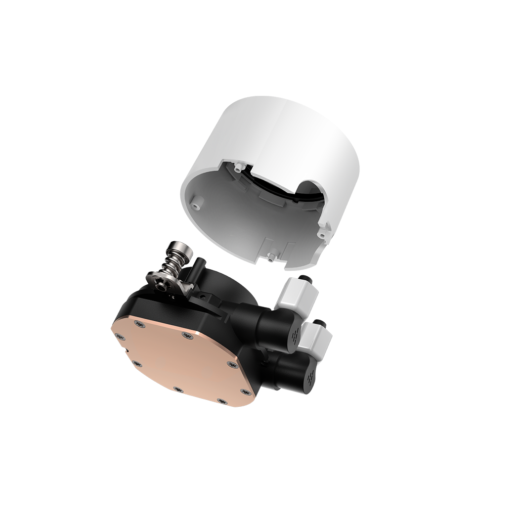 Система водяного охлаждения PcCooler DA360 WH ARGB Soc-AM5/AM4/1151/1200/1700 белый 4-pin Al 300W Ret (DA360-WHAWXX-GL)