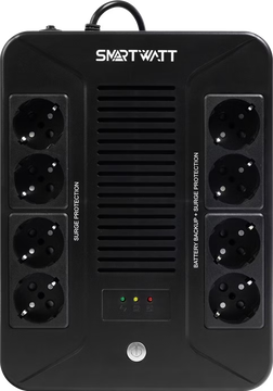 Источник бесперебойного питания Smartwatt Safe pro 360Вт 600ВА черный