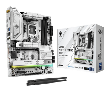 Материнская плата ASRock LGA 1851 Intel Z890 Z890 Steel Legend WiFi