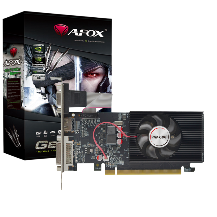 Видеокарта Afox GeForce GT 220 1 ΓБ Retail