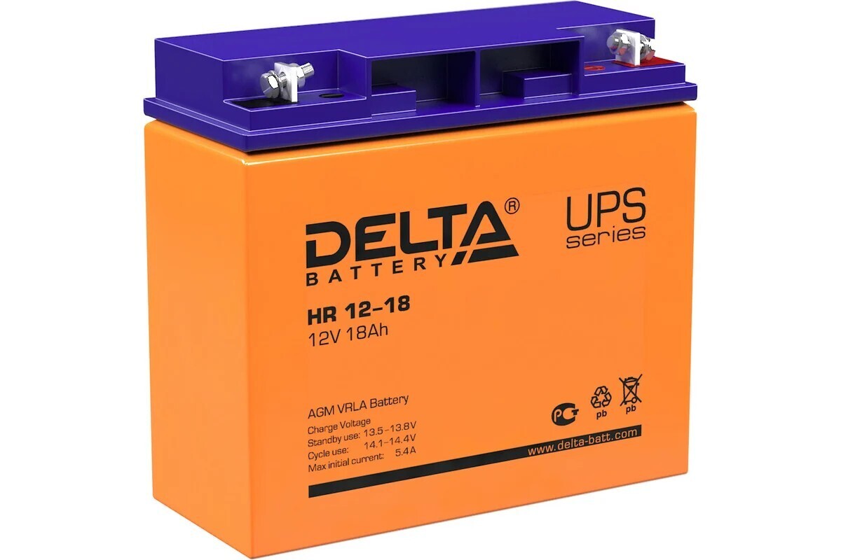 Сменная батарея для ИБП Delta HR 12-18