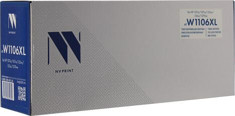 Тонер-картридж черный NVPrint для HP, NV-W1106XL