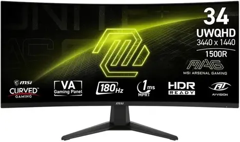 Монитор MSI 346CQ 34.0-inch черный