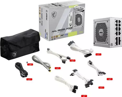 Блок питания MSI MAG A850GL PCIE5 WHITE