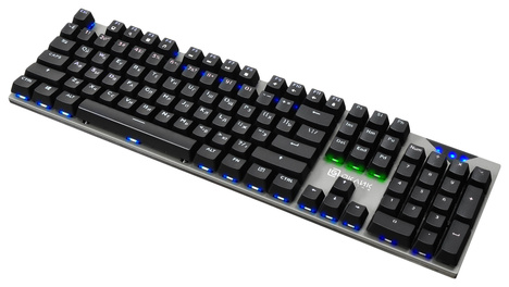 Клавиатура Oklick USB 935G RAGNAR 1460068, цвет серебристый