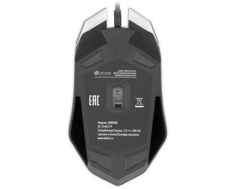Клавиатура+мышь Oklick KB+M 400GMK 1546779, цвет черный