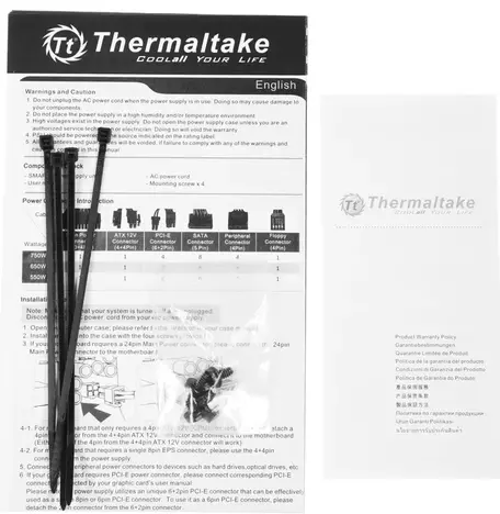 Блок питания Thermaltake Smart BX1 RGB PS SPR 750W