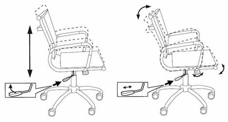 Кресло руководителя Бюрократ  CH-993-LOW