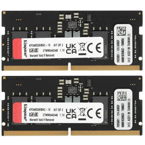Оперативная память Kingston FURY Impact PnP  16GB 4800MT/s DDR5 CL38, KF548S38IBK2-16, RTL
