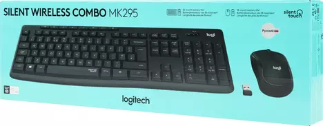 Клавиатура+мышь Logitech MK295 920-009807, цвет черный