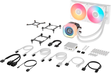 Кулер Процессорный Corsair Water Cooling System iCUE LINK TITAN 240 RX LCD