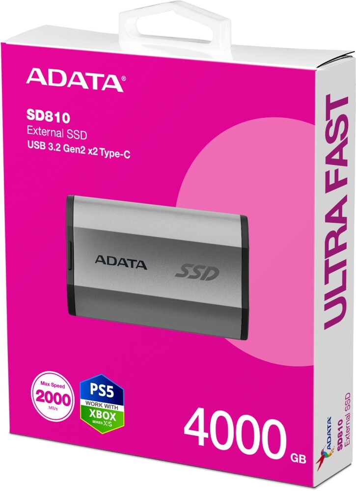 Внешний HDD ADATA SD810 Silver 4000GB