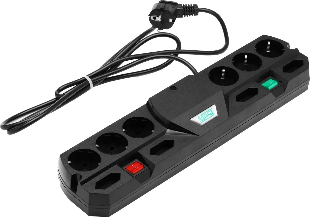 Сетевой фильтр Most Сетевой фильтр TRG 2м (10 розеток)