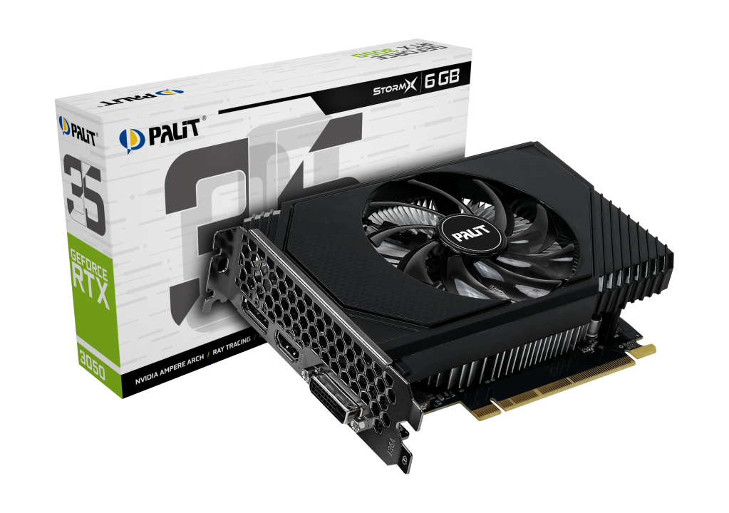 Видеокарта Palit GeForce RTX 3050 6 ΓБ Retail