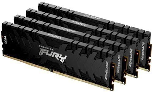 

Kingston 64GB 3200MHz DDR4 CL16 DIMM (Kit of 4) 1Gx8 FURY Renegade Black