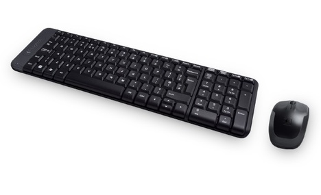 Клавиатура+мышь Logitech MK220 920-003169, цвет черный
