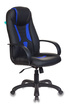 

Кресло игровое Бюрократ VIKING-8/BL+BLUE черный/синий искусственная кожа